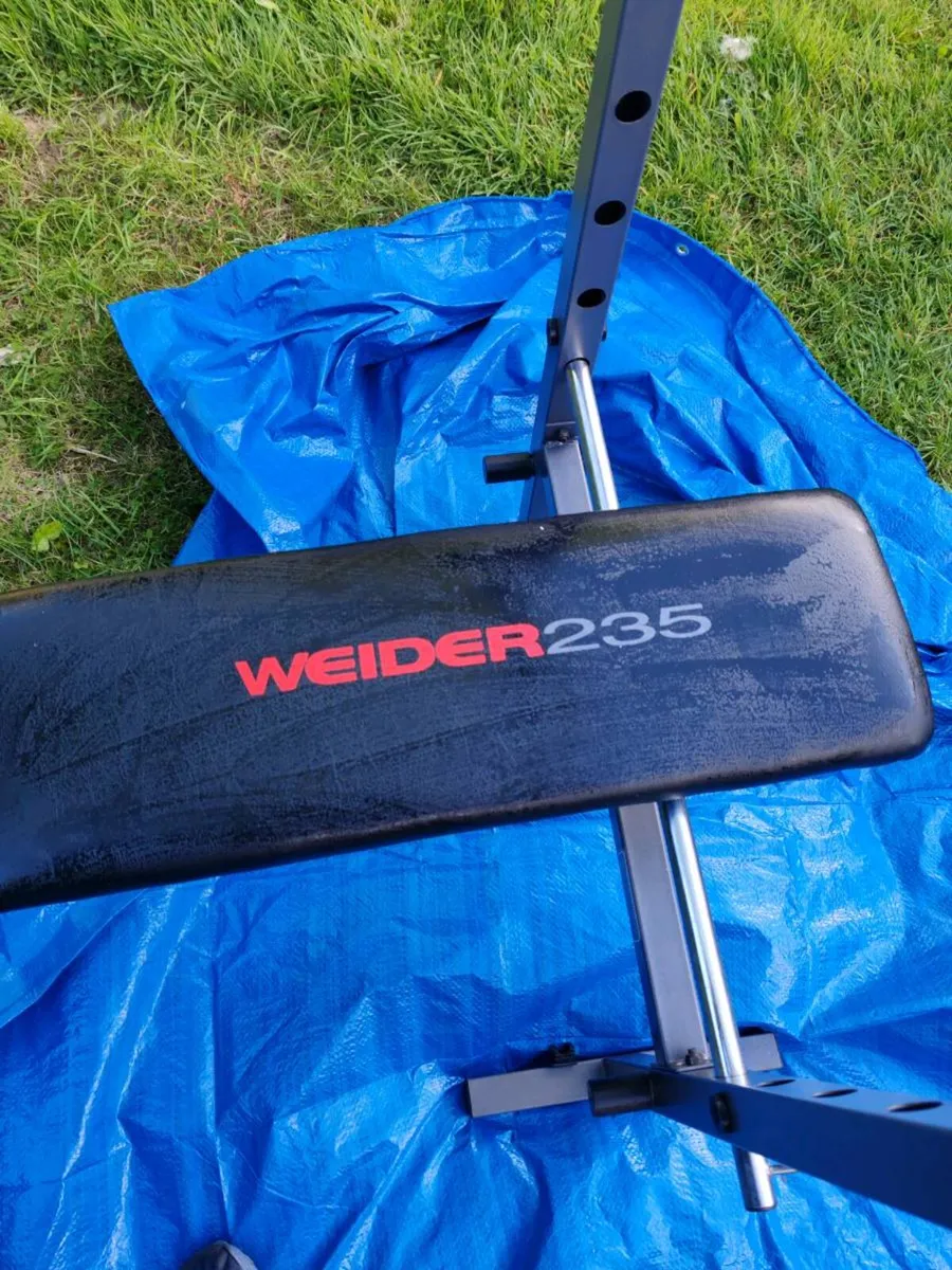 Weight bench and weights - Image 2