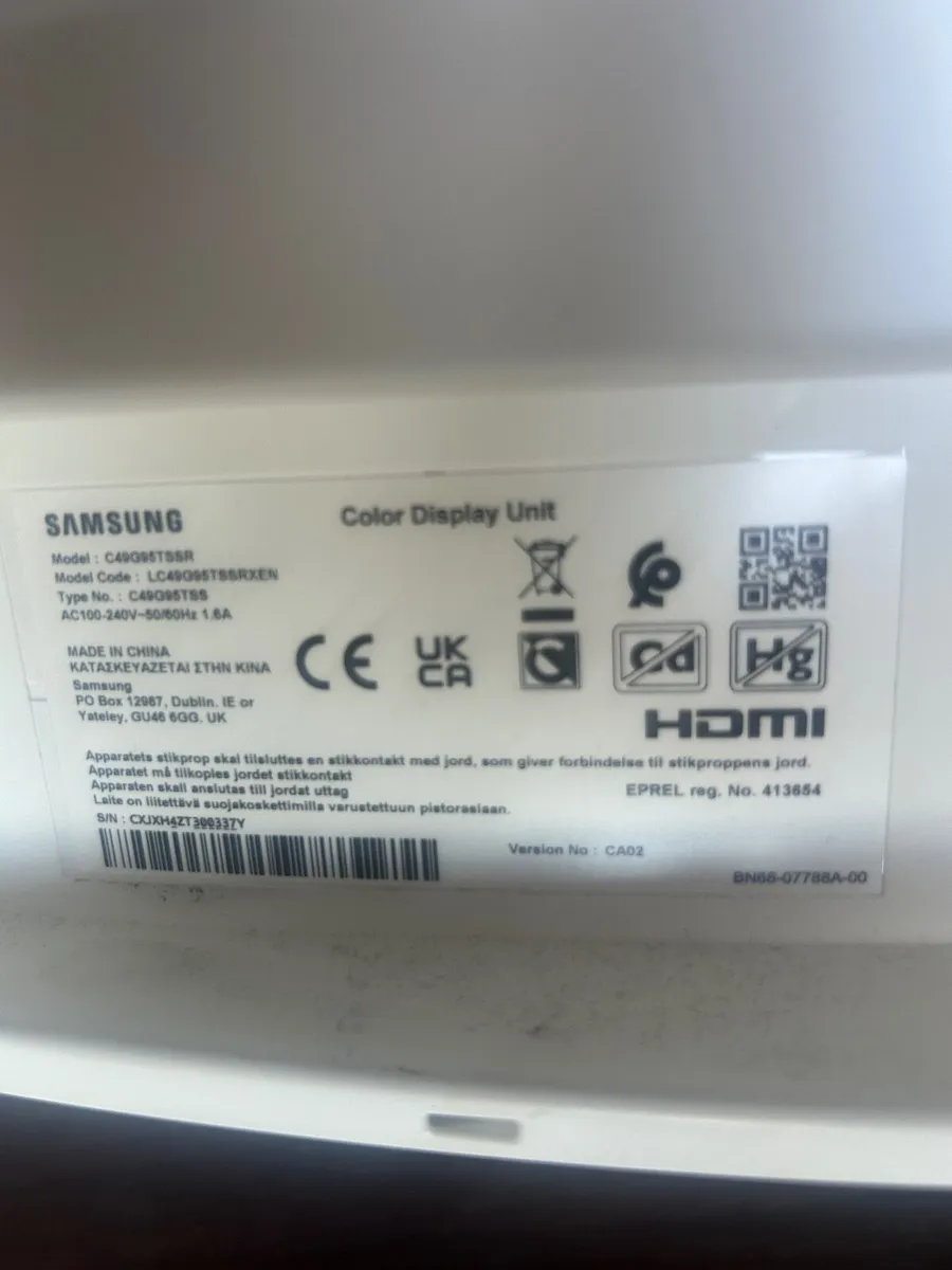 Wide Screen gaming monitor for sale - Image 2