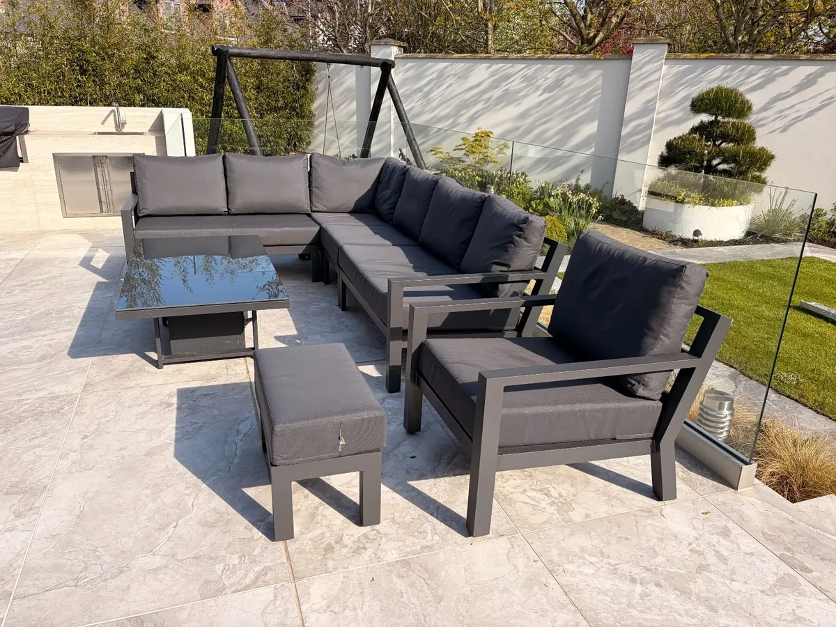 Life Outdoor Living -Timber  Corner Garden set - Image 2