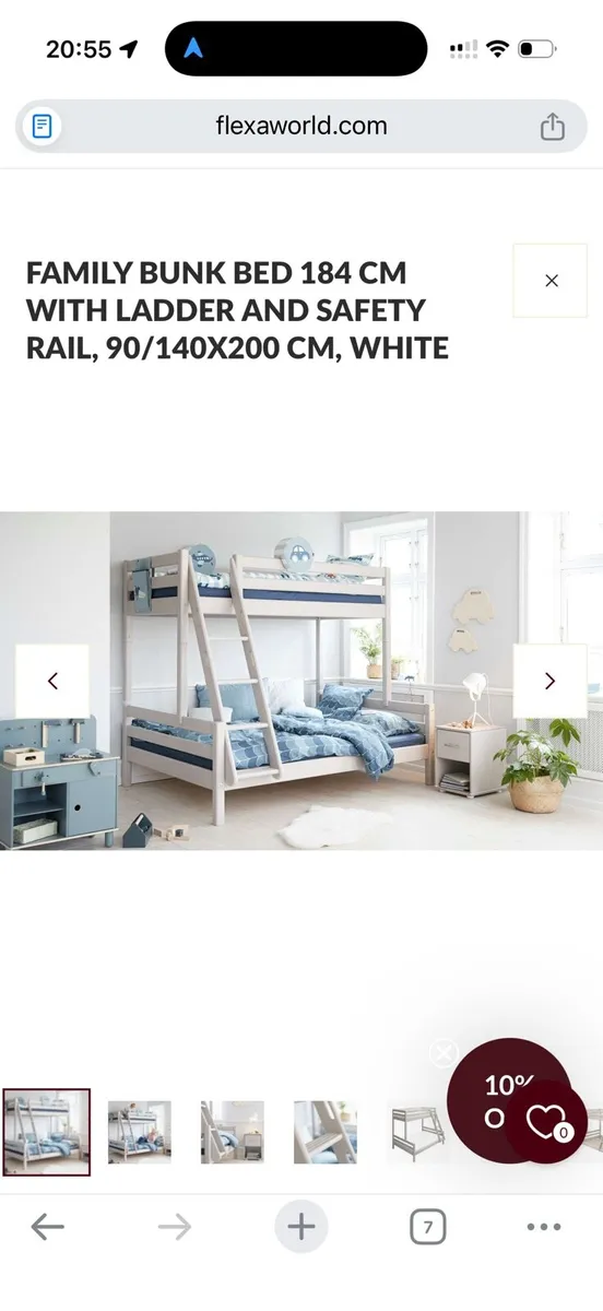 Flexa Double bunk bed - Image 3