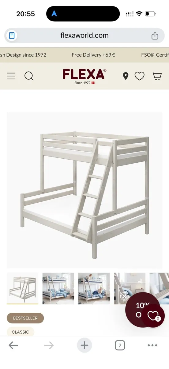 Flexa Double bunk bed - Image 2