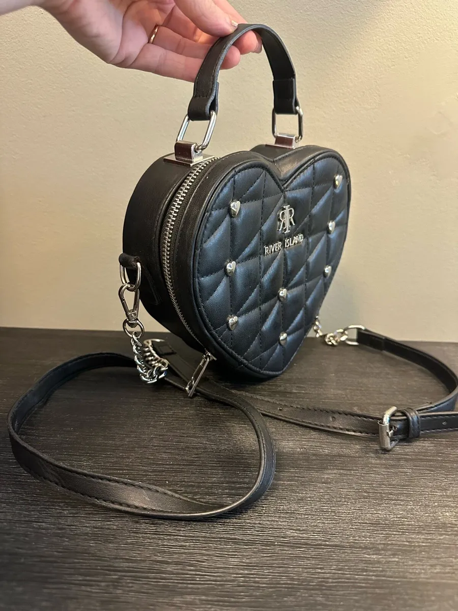 River Island Heart Crossbody Bag - Image 3