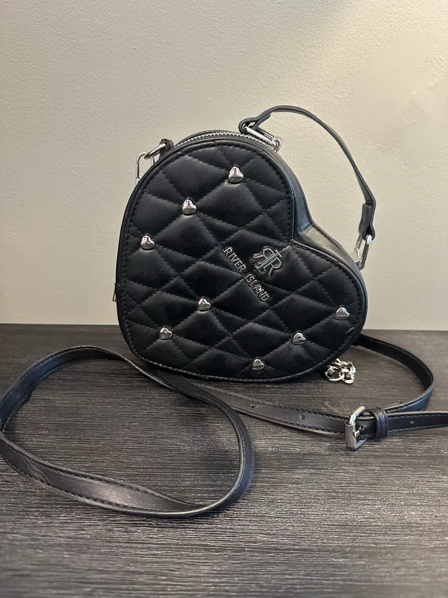 River Island Heart Crossbody Bag - Image 1