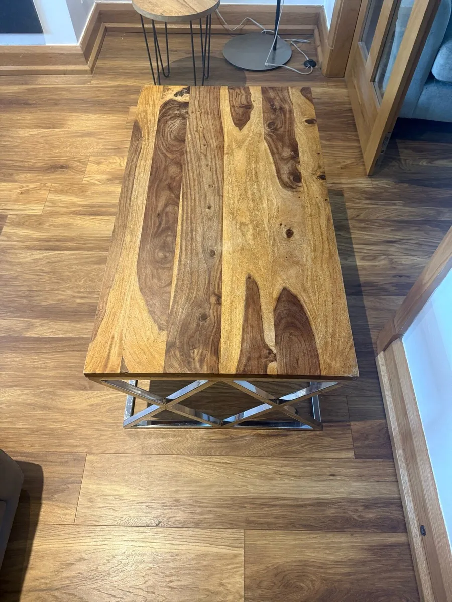 Oak Coffee Table - Image 4