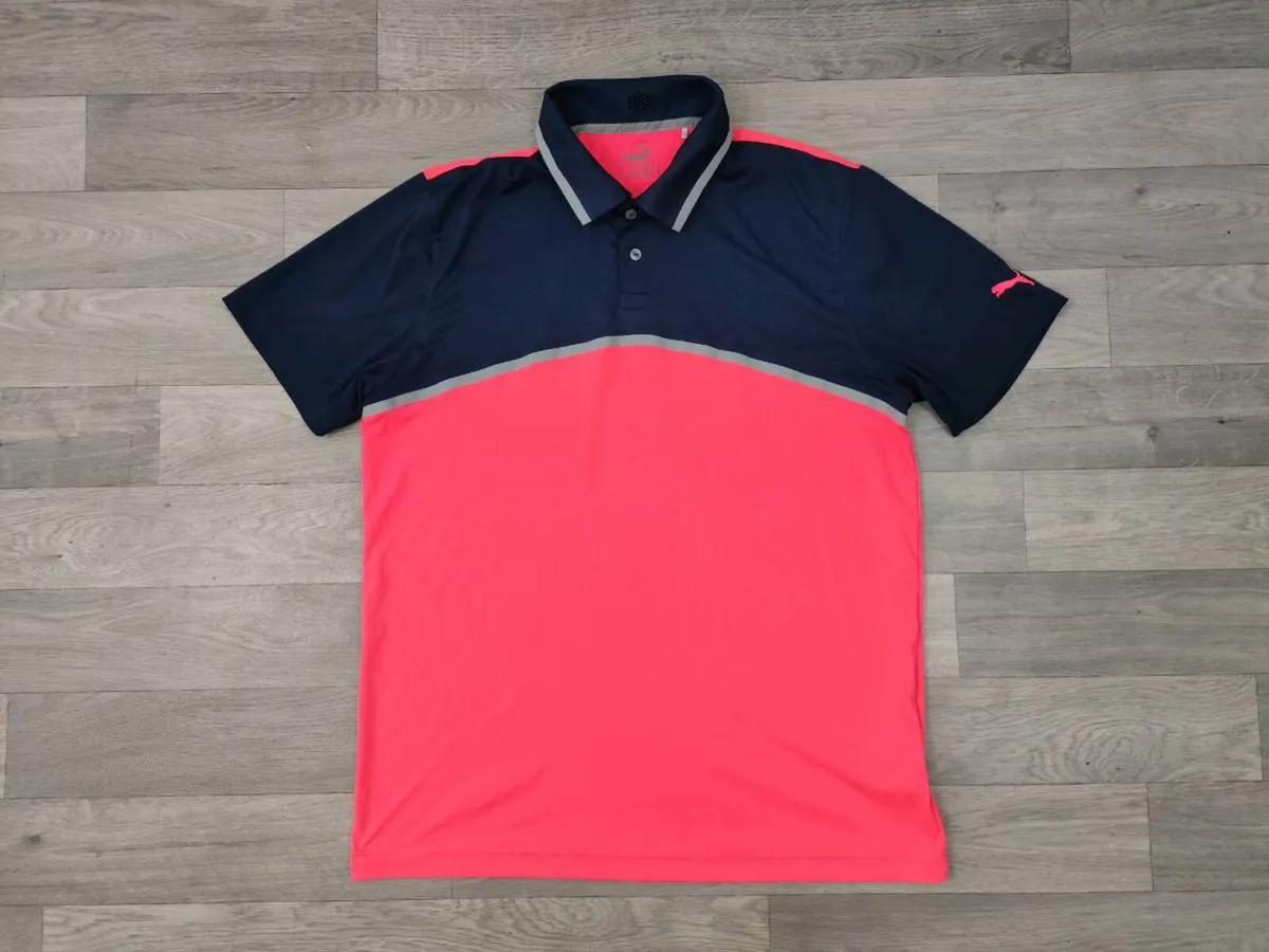 Puma Golf Polo Shirt Mens Large - Image 1