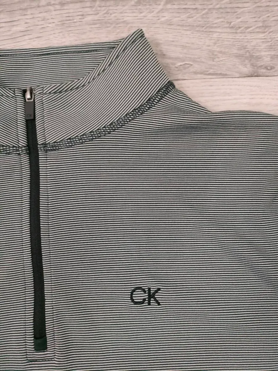CK Calvin Klein Golf Half Zip Jumper Mens Medium - Image 3