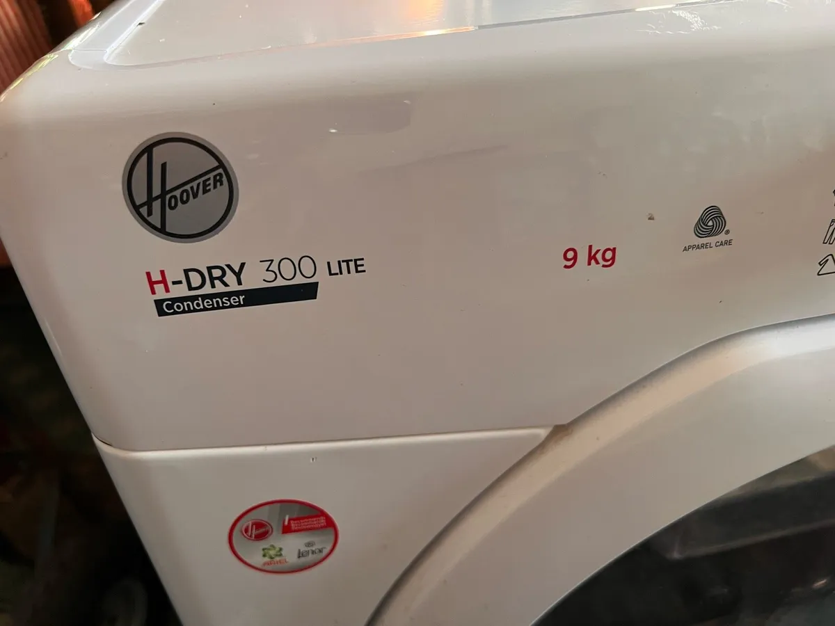 Condenser Dryer Hoover 9Kg - Image 2