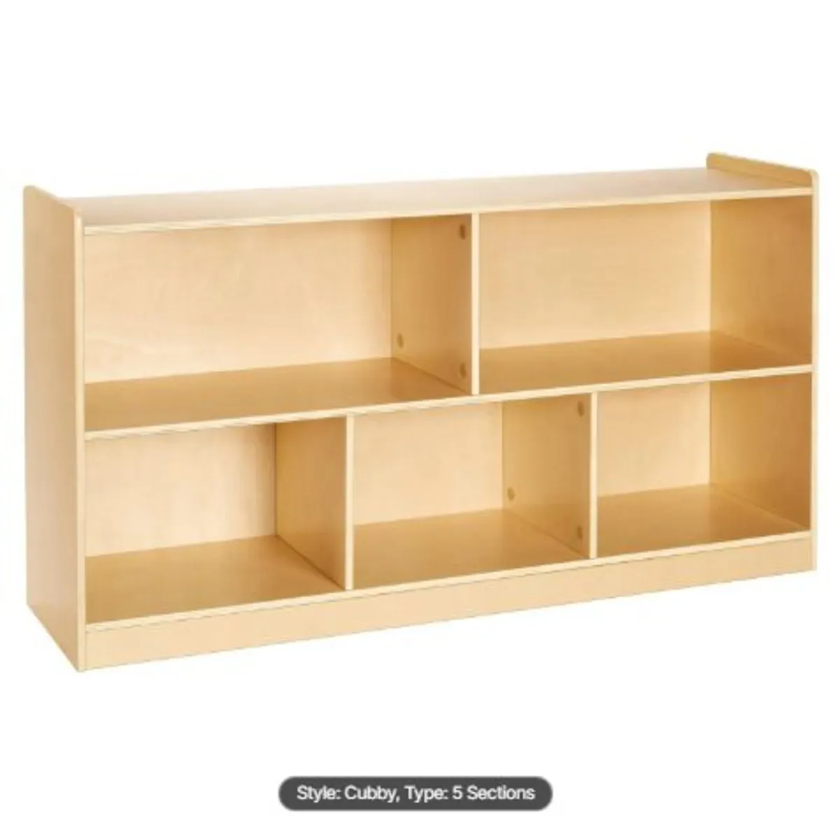 Montessori Bookshelf, 1140 mm Width Toy Storage - Image 4
