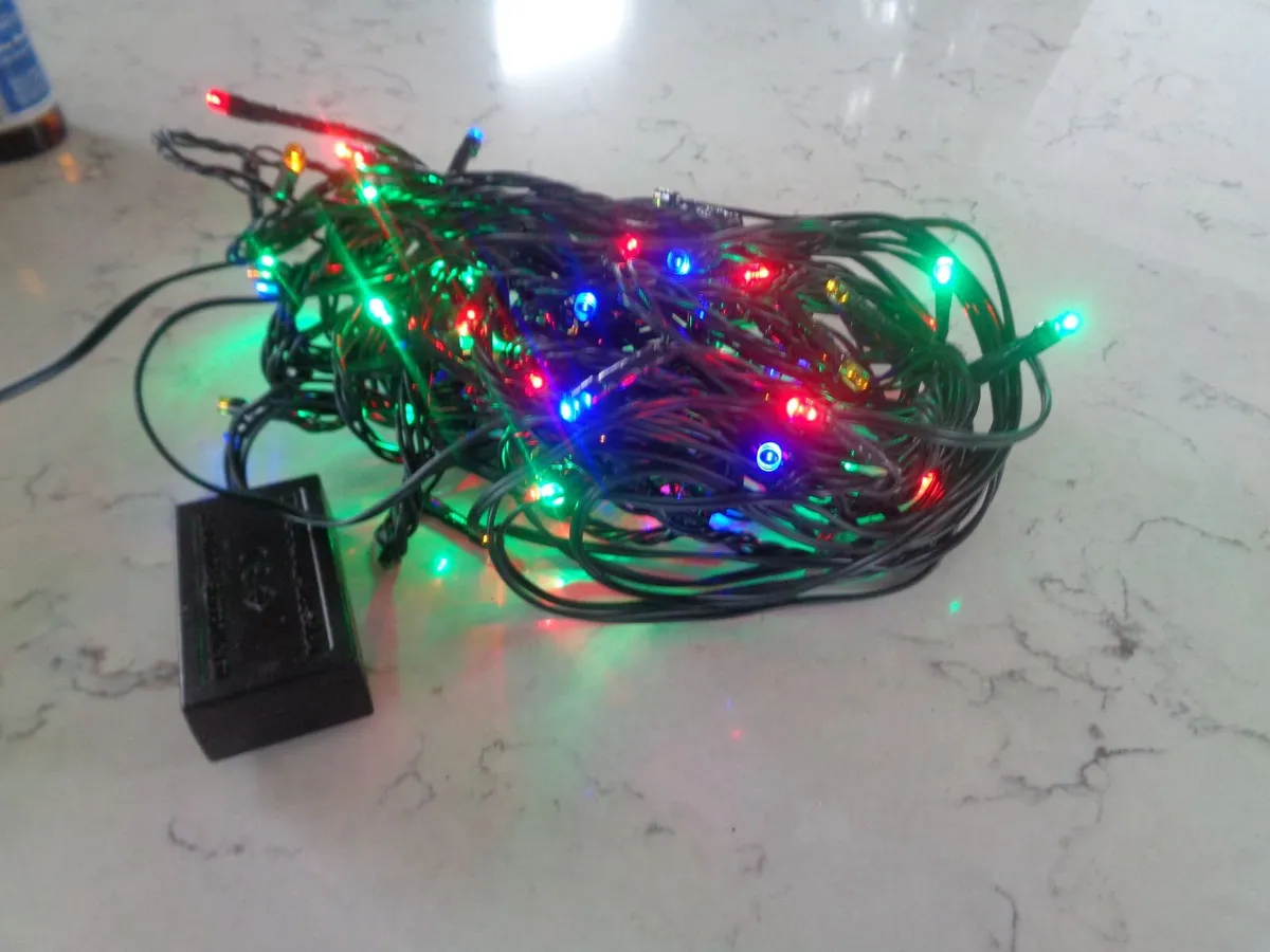 80 Multi - Colour LED Fairy Lights for Sale - Image 3