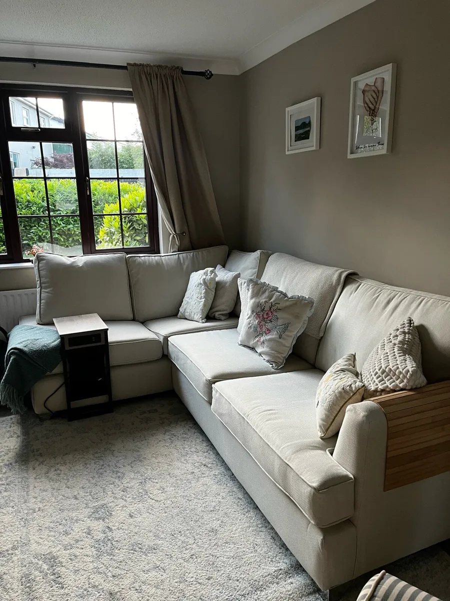 BRAND NEW cream corner sofa - Image 1