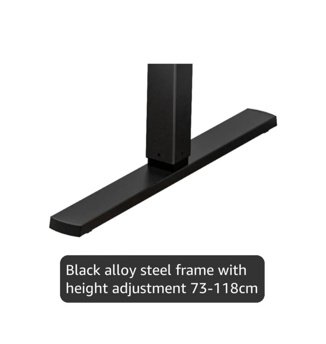 Standing Desk 140x60cm, Height Adjustable Desk wit - Image 3