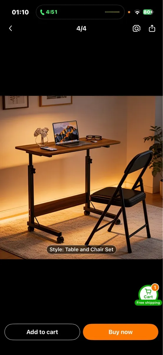 Compact Desk/Study Table - Image 1