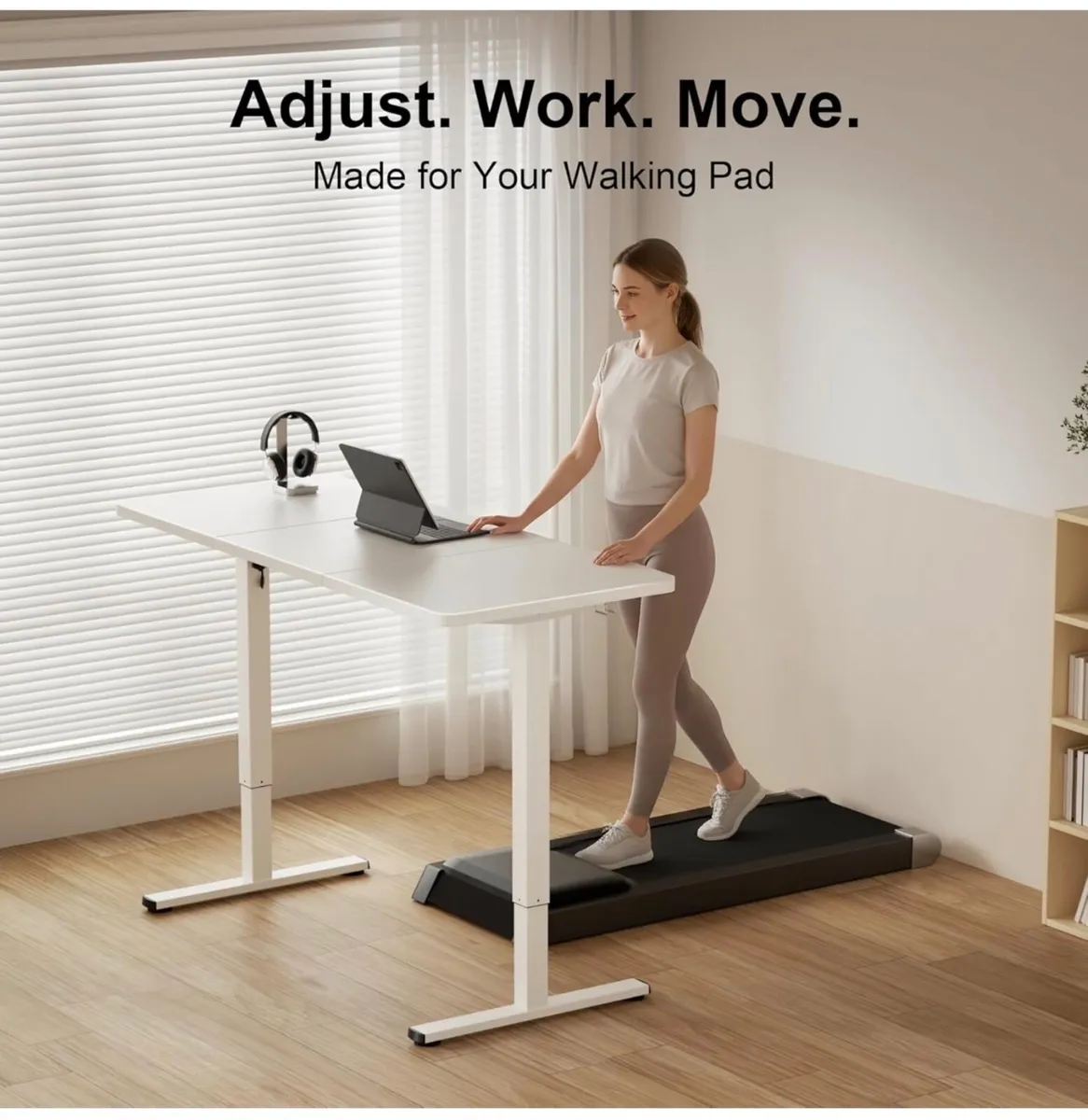Electric Standing Desk 140x60cm (55.1"x23.6"), Hei - Image 1