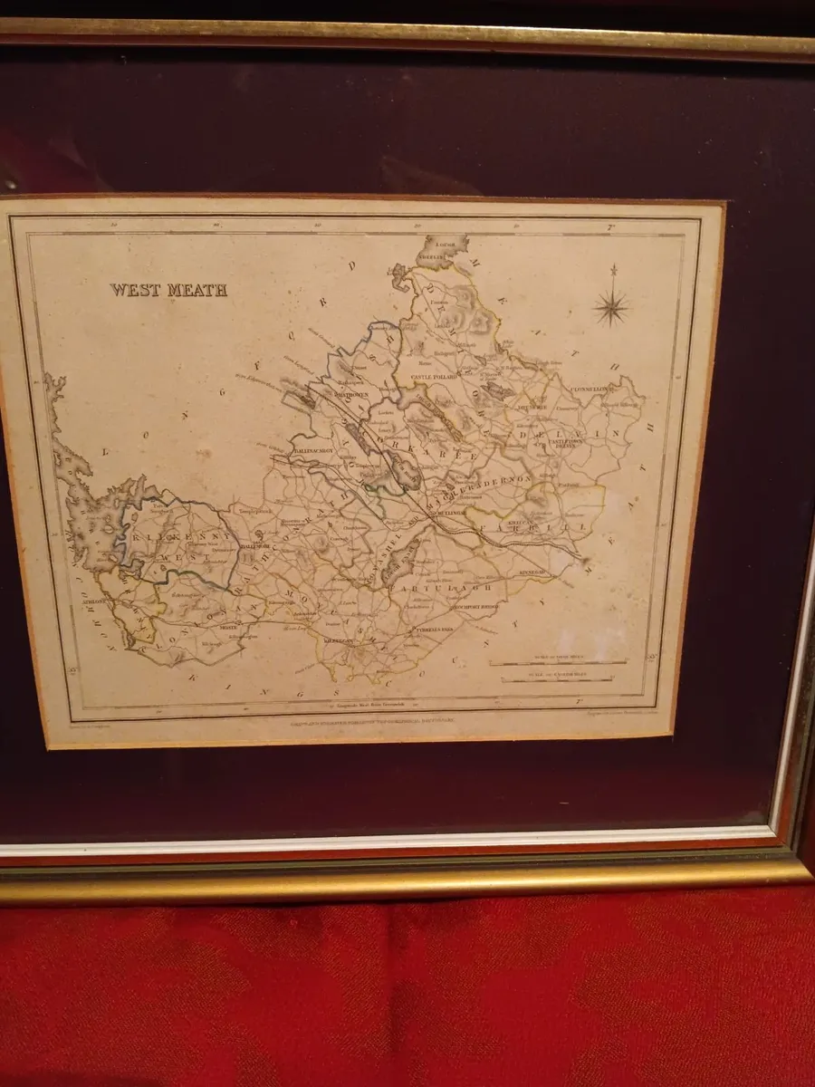 Vintage map engraving - Image 1