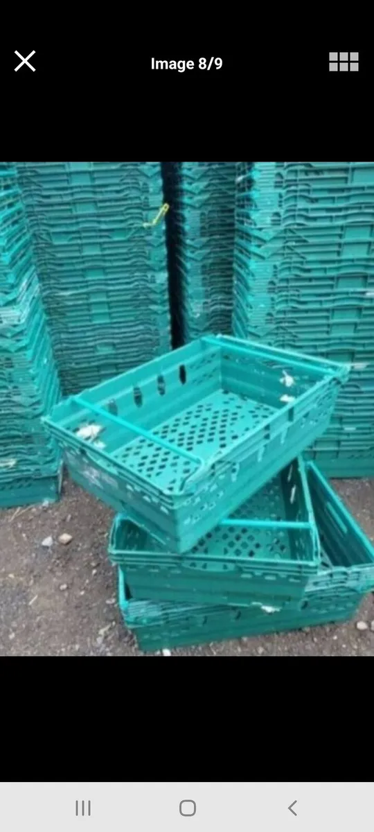 Storage stacking crates 1e each great condition an - Image 1