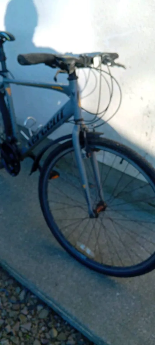 Gray hybrid bike - Image 2