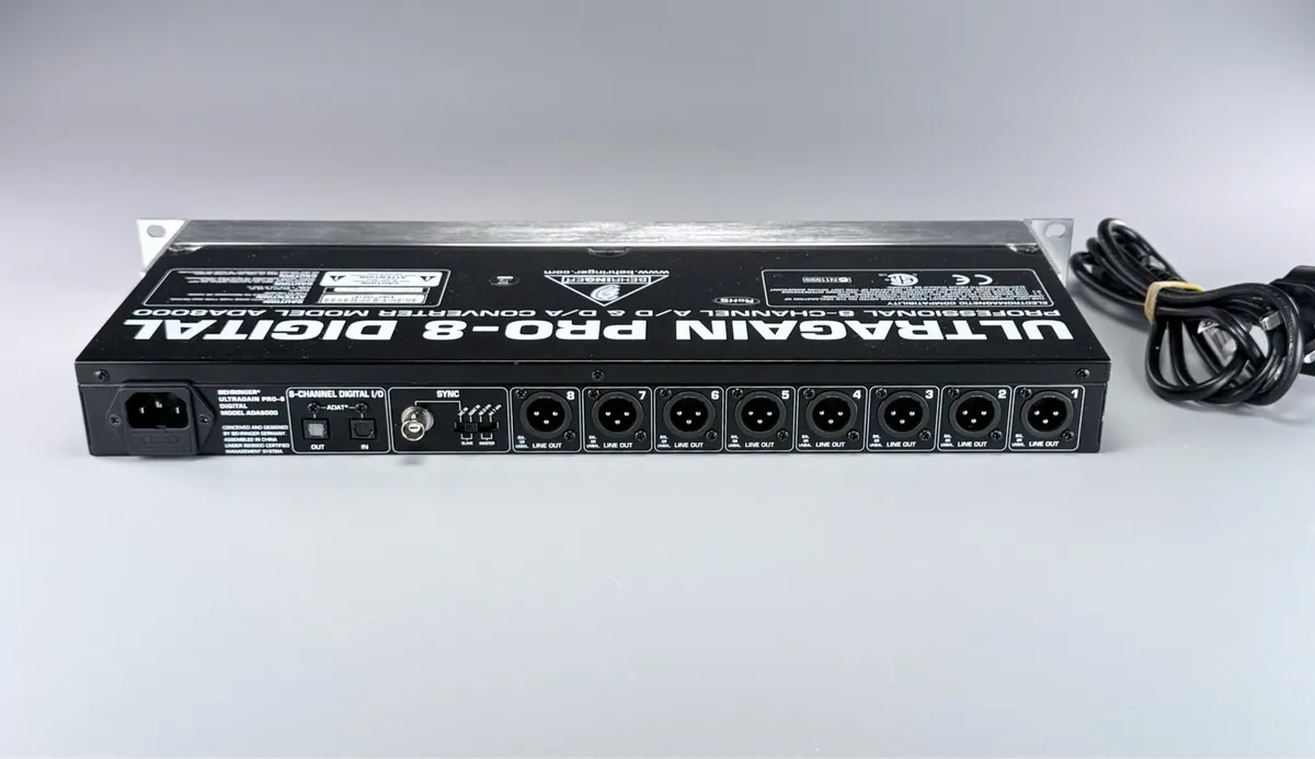 Ultragain Pro-8 Digital 8-channel  A-d/d-a Conver - Image 2