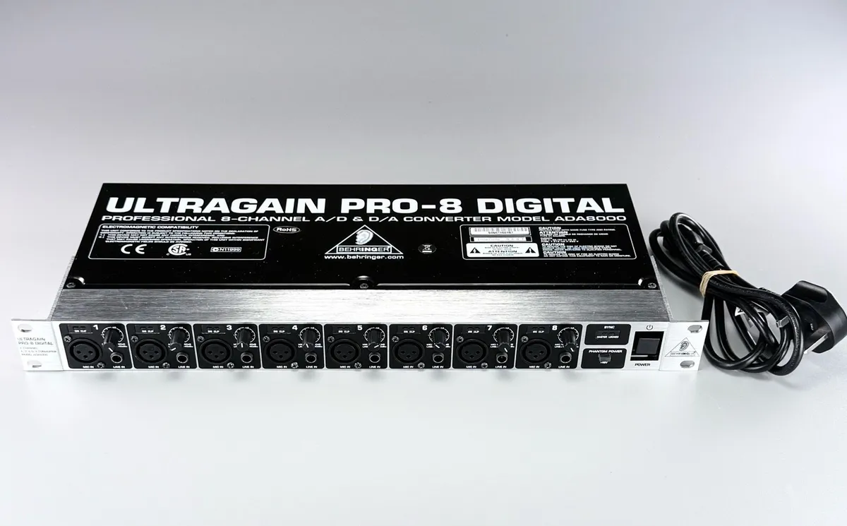 Ultragain Pro-8 Digital 8-channel  A-d/d-a Conver - Image 4