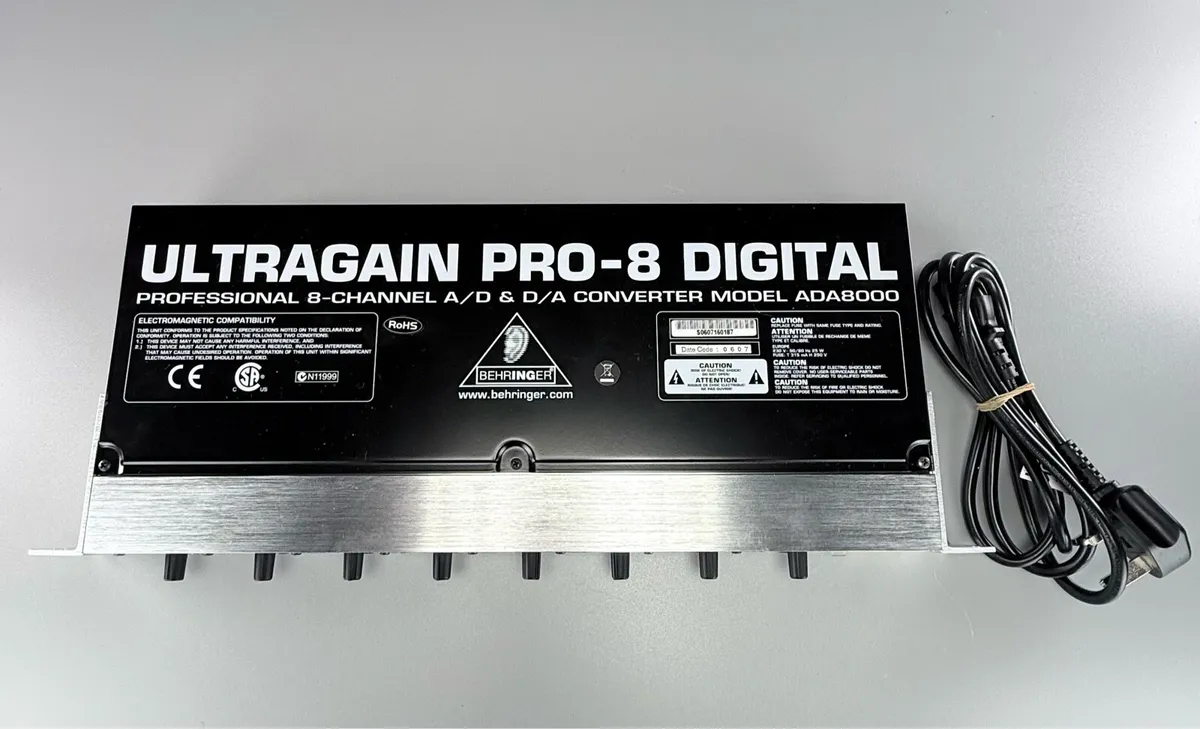 Ultragain Pro-8 Digital 8-channel  A-d/d-a Conver - Image 1