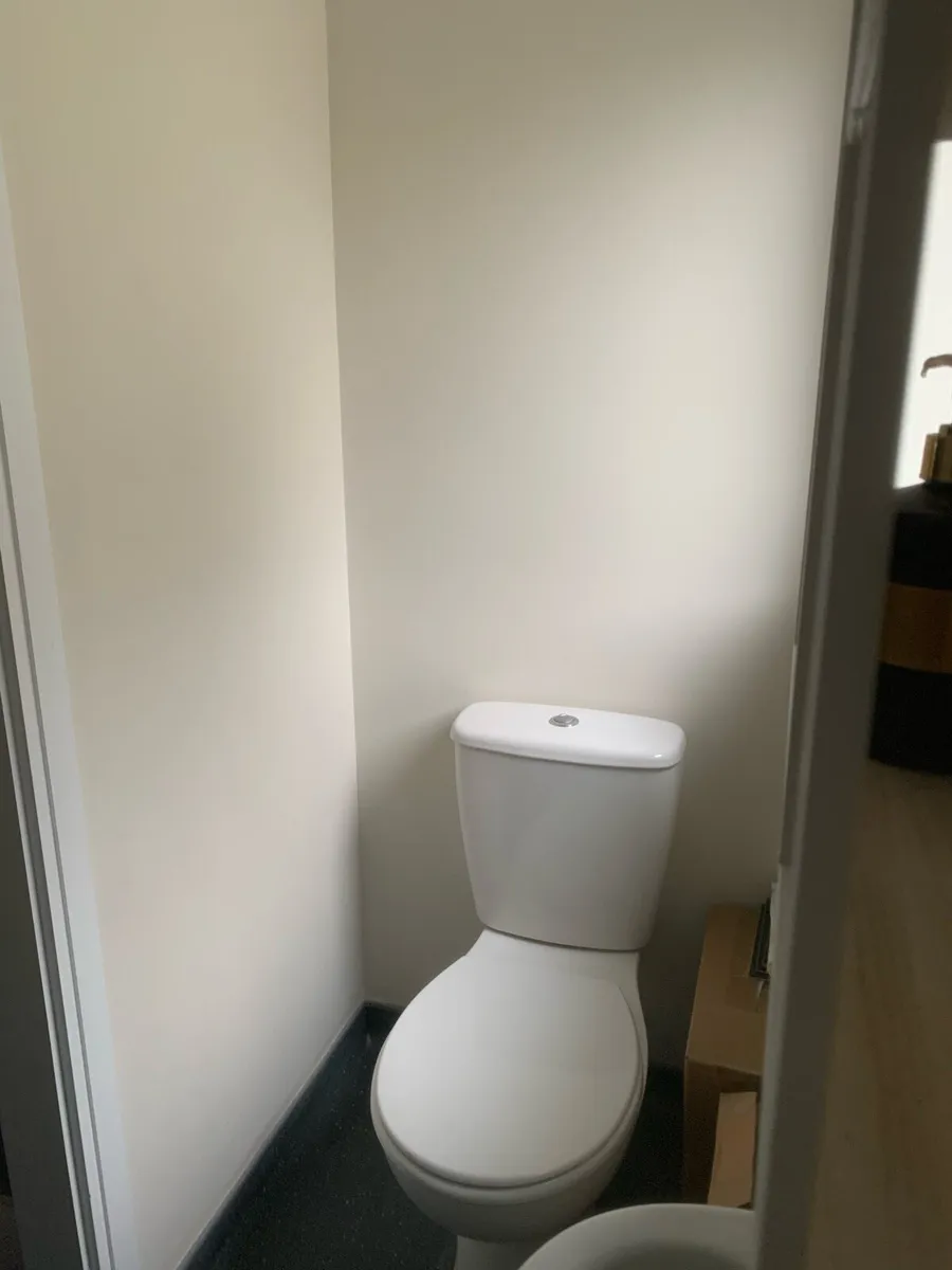 Small bathroom sink , toilet , - Image 2