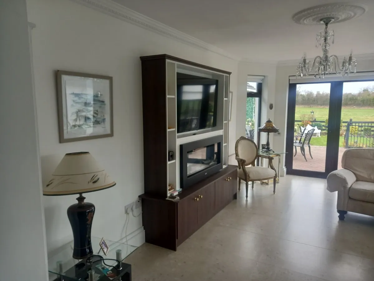 Combined TV and Electric Fire Unit. - Image 1