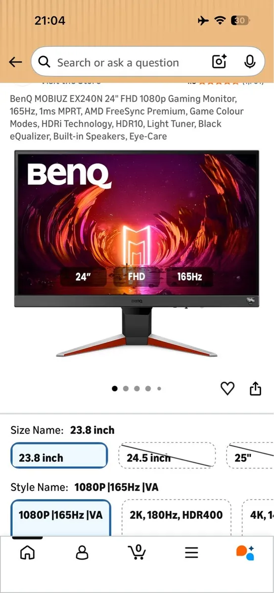 Gaming Monitors 200hz/165hz - Image 2