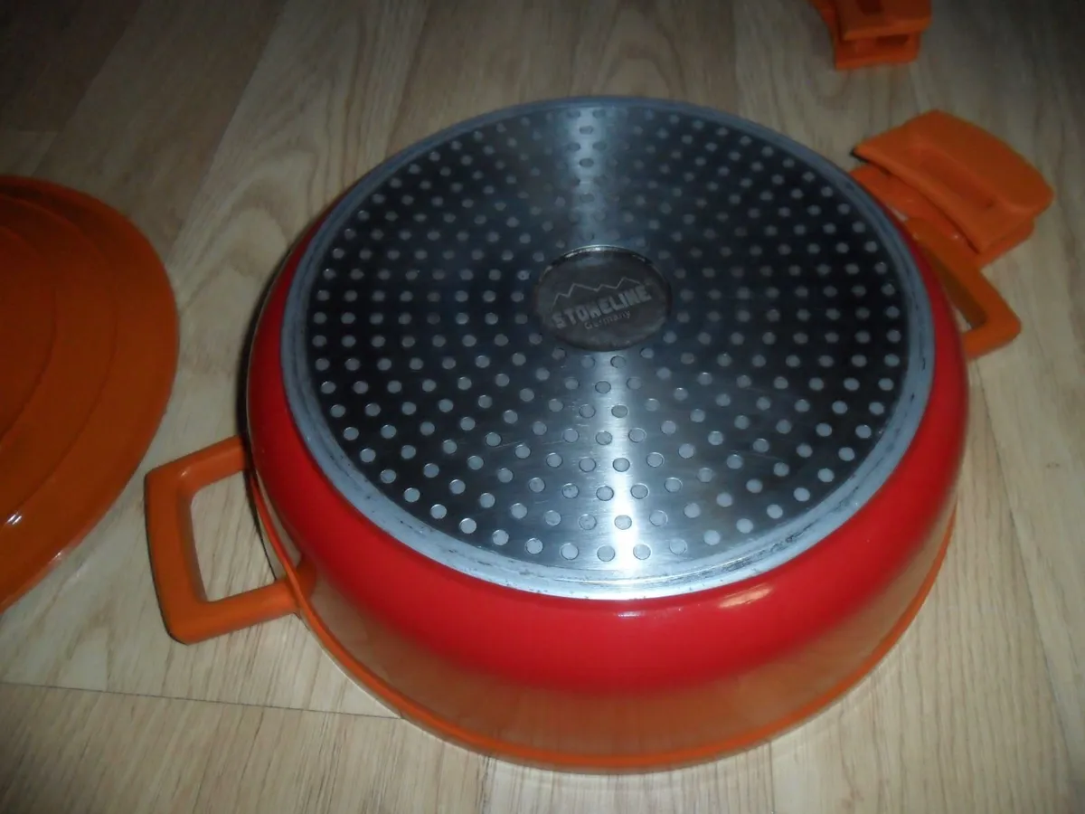 STONELINE Induction Roaster with Lid 28 cm, - Image 2