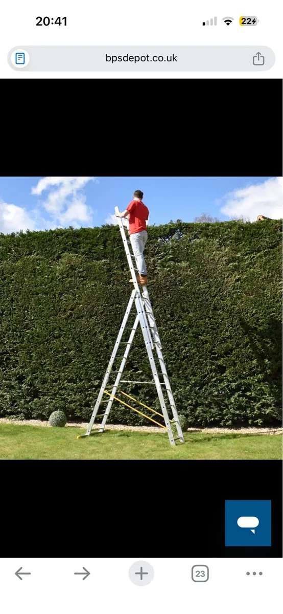 12 Rung Extension Ladders - Image 1