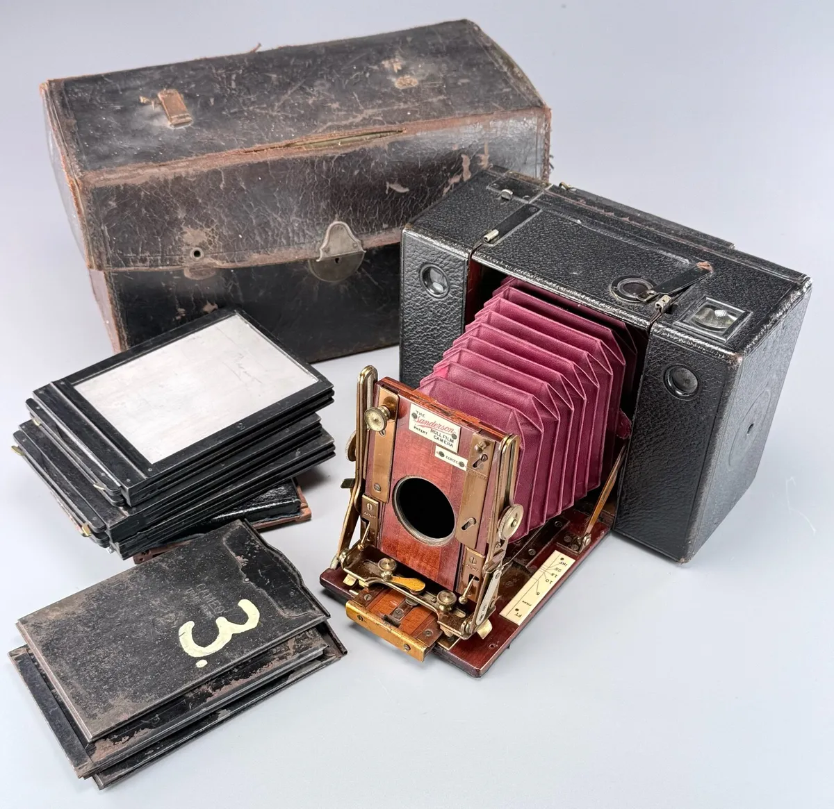 Antique Sanderson Patent Roll Film Camera - Image 1