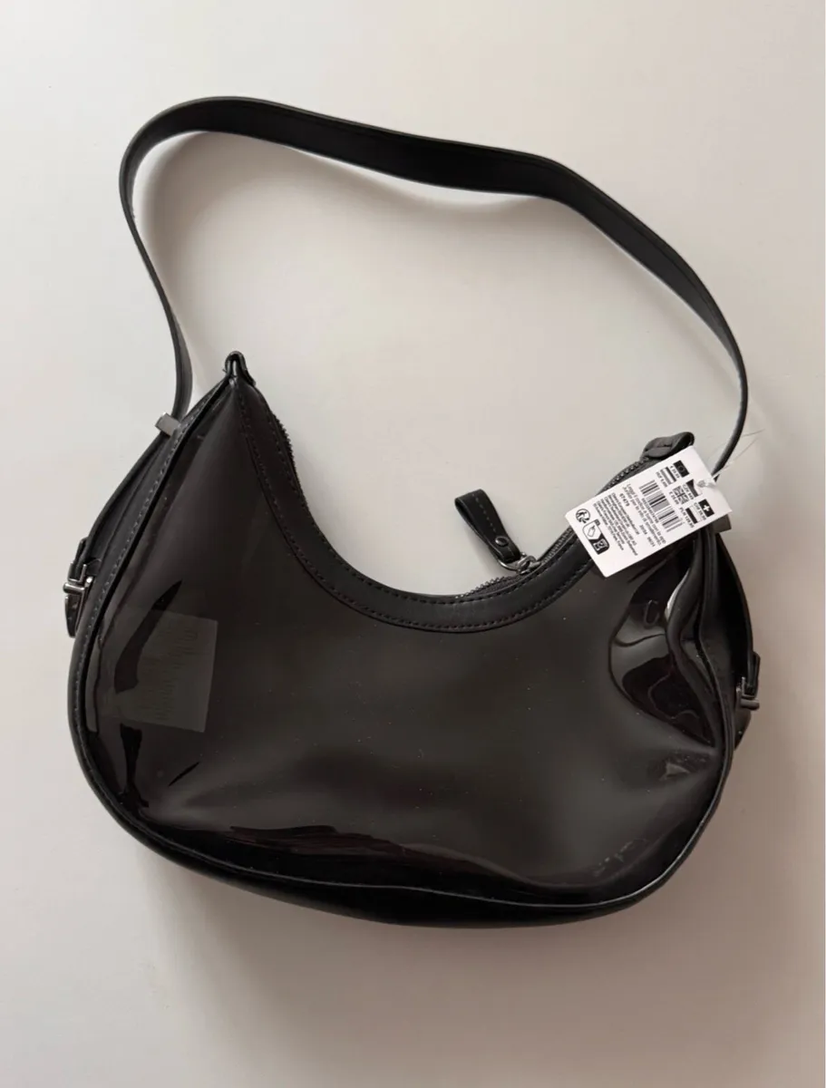 Claire’s accessories black clear handbag - Image 1