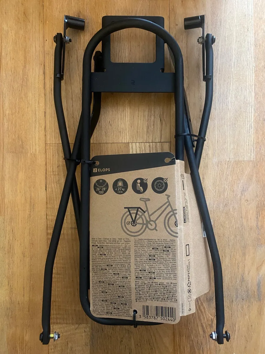 Bicycle Pannier rack & panniers - Image 3