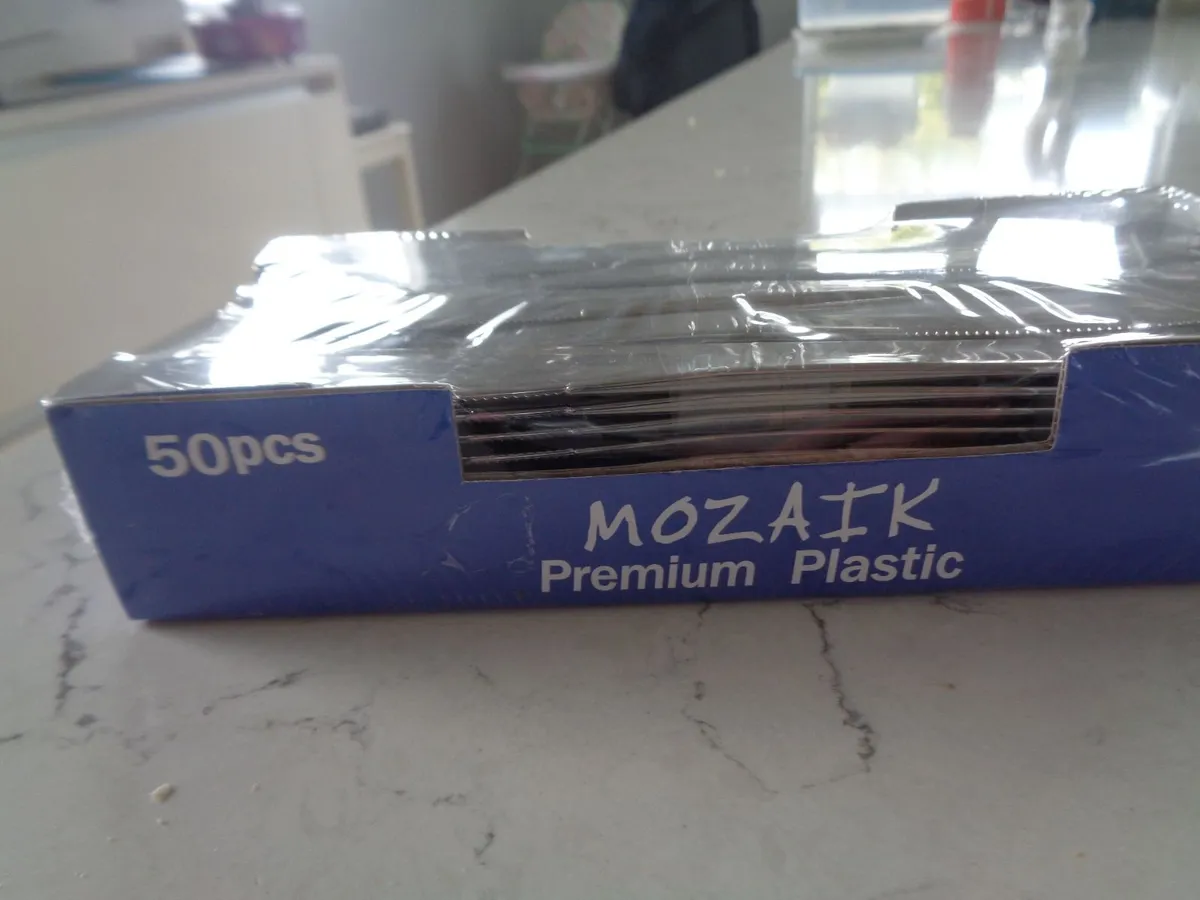 Metalised Plastic Cutlery For Sale - Image 2