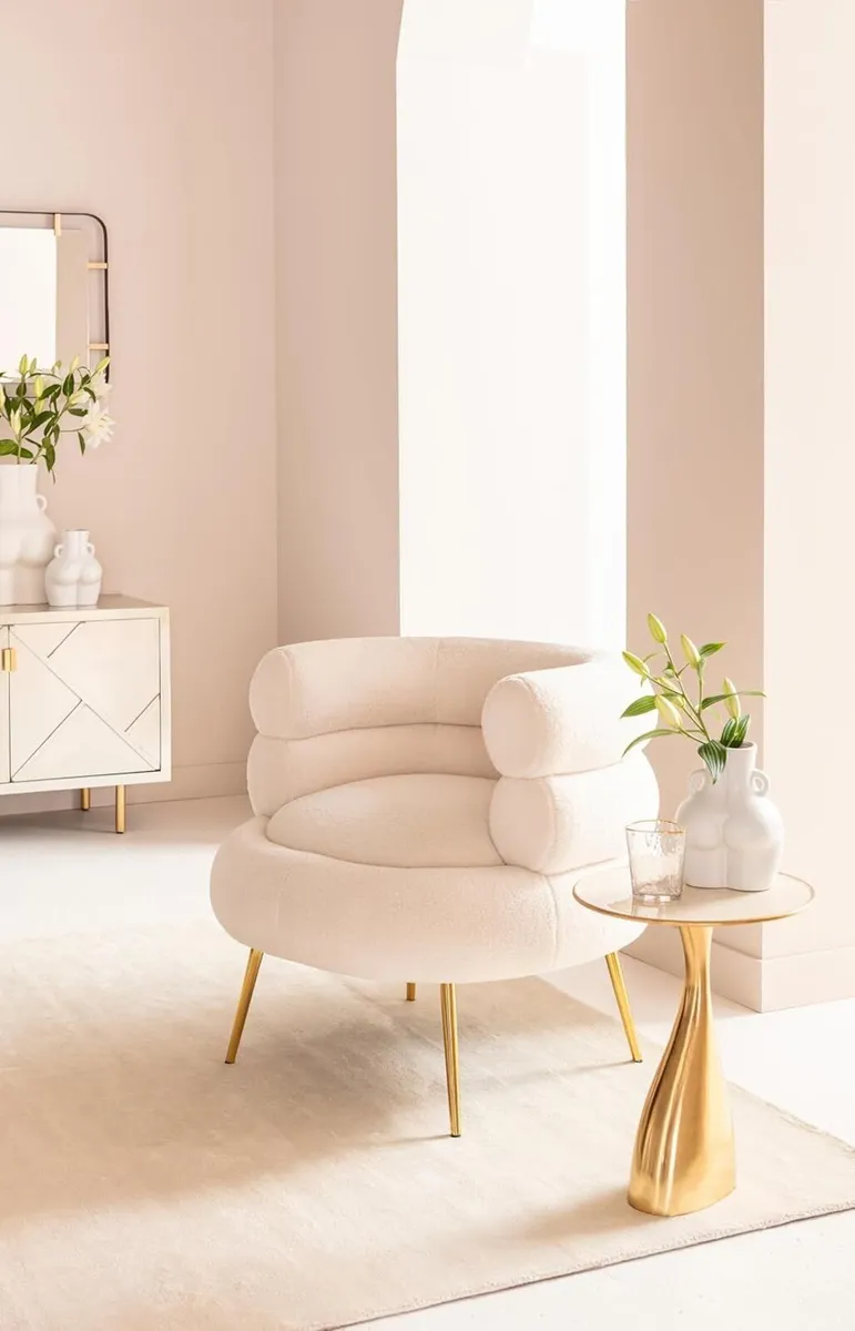 Design Side Table Spacey Gold 36 cm Diameter - Image 2