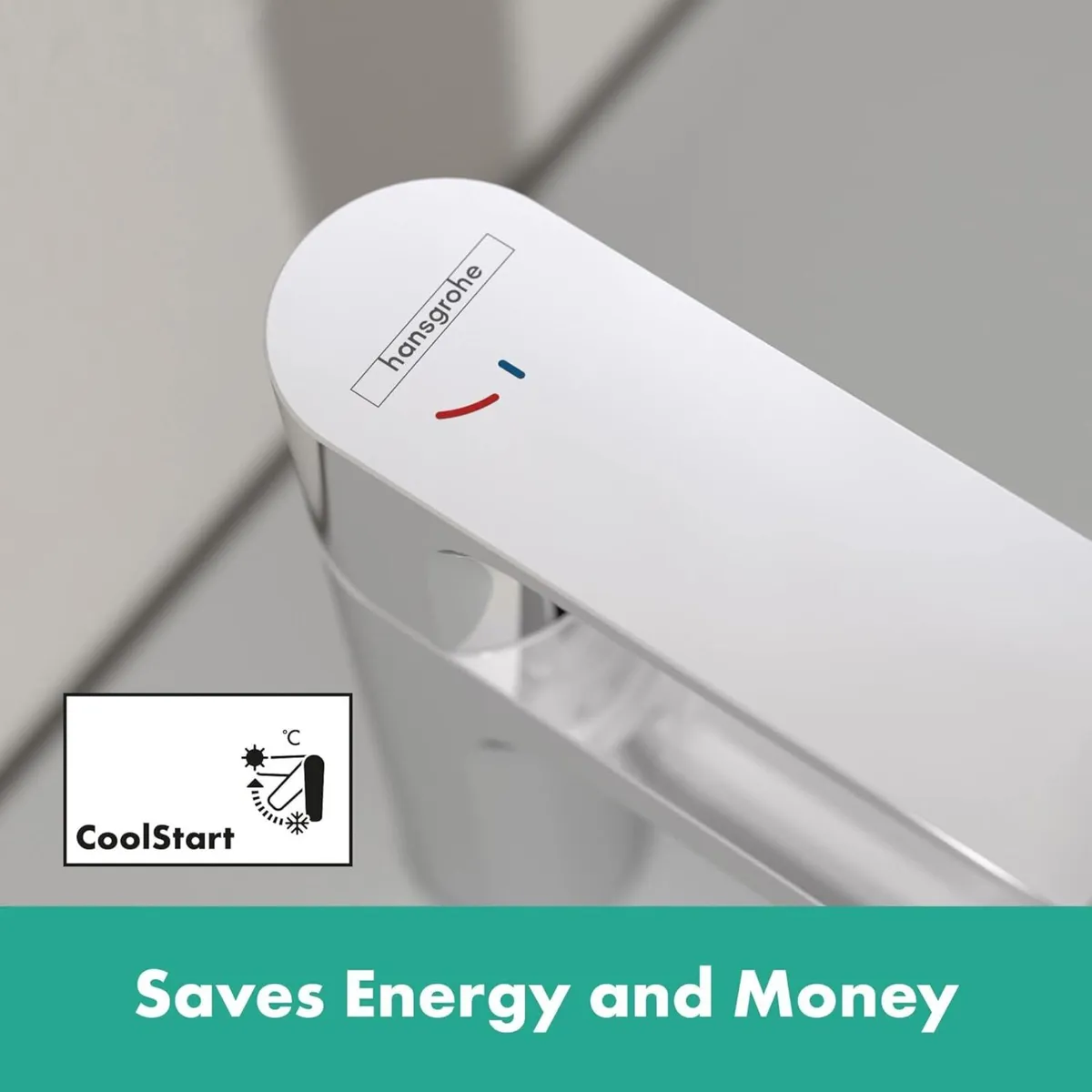 Rebris S Basin Mixer Tap 80 Energy-Saving without - Image 4