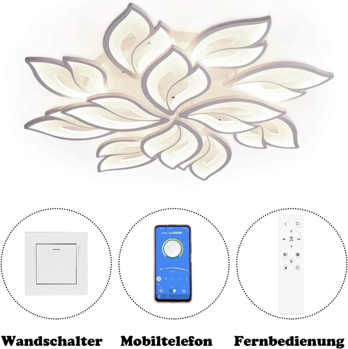 LED Ceiling Light Dimmable 90-180W Lamp Living - Image 3