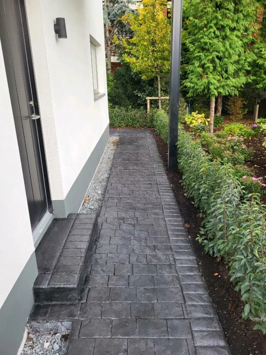 Imprinted concrete
