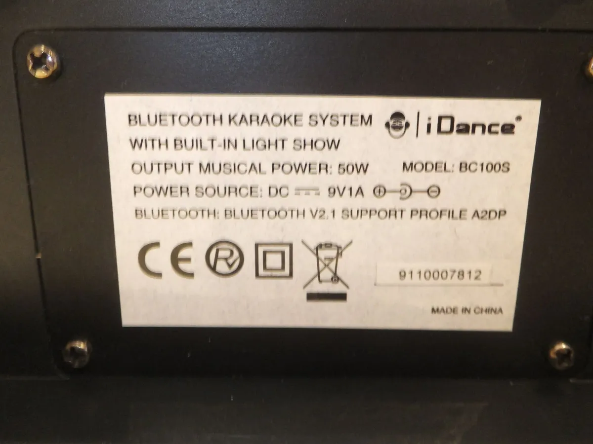 iDance Sing Cube Karaoke System with Light Show - Image 2