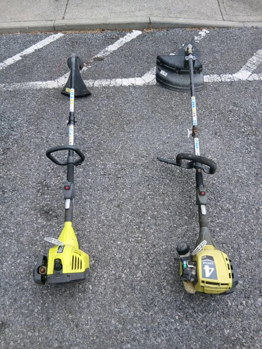 RYOBI GRASS STRIMMERS + BUSH CUTTERS - Image 1