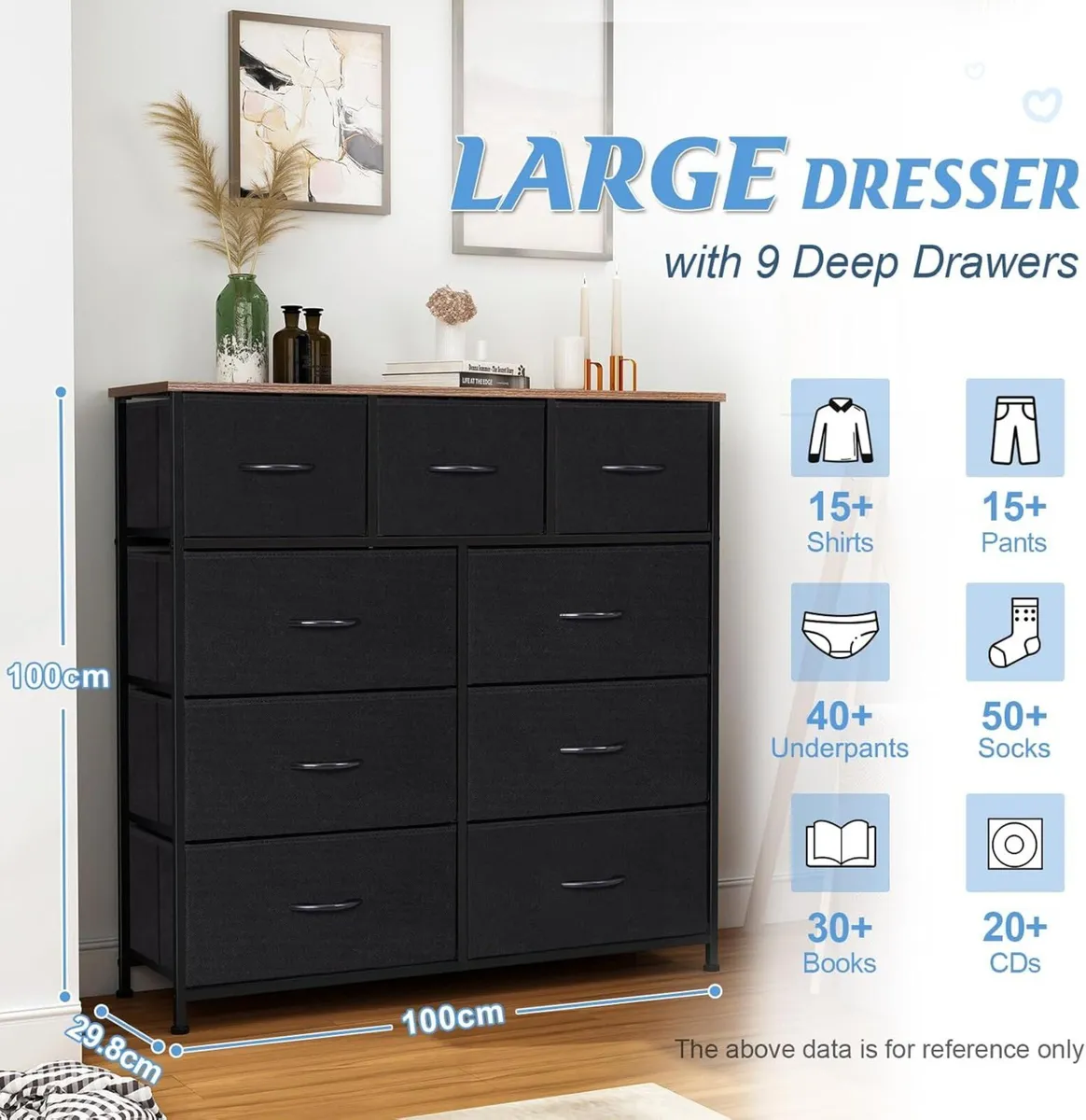 chest of drawers Furniture Storage Tower Unit for - Image 3