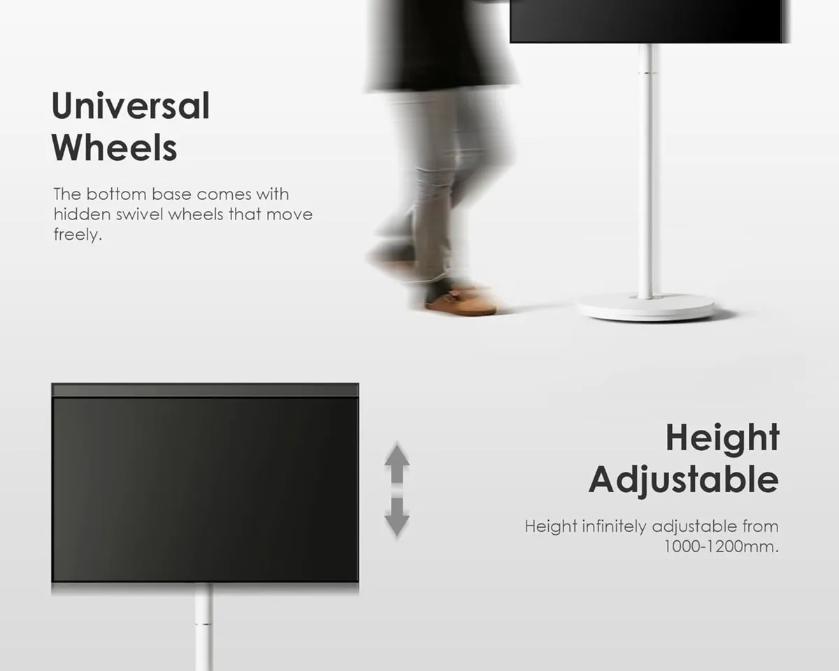 Design TV Floor Stand for 24-48 Inch Minimalism - Image 3