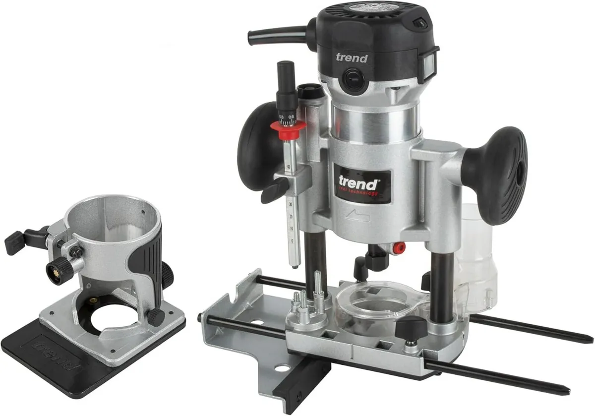 T1 Dual-Base Trim Plunge Router 1/4 Inch Collet - Image 1