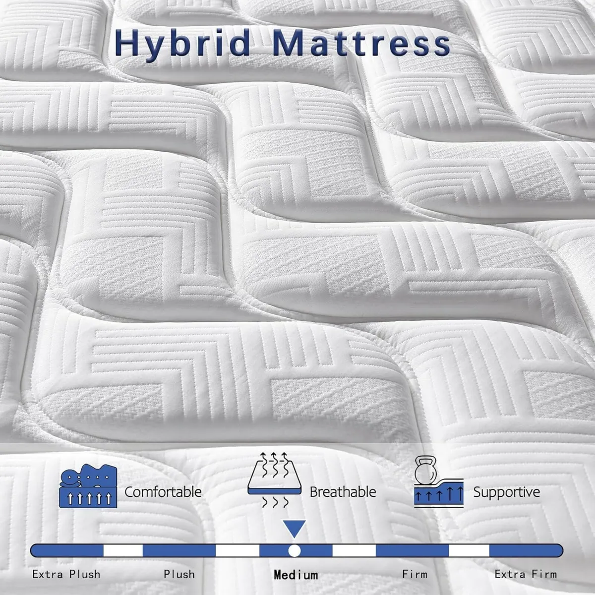 Double Mattress 4FT6 Gel Memory Foam Size - Image 4