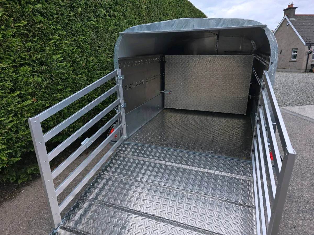 Nugent 10x5ft livestock canopy sheep trailer - Image 2