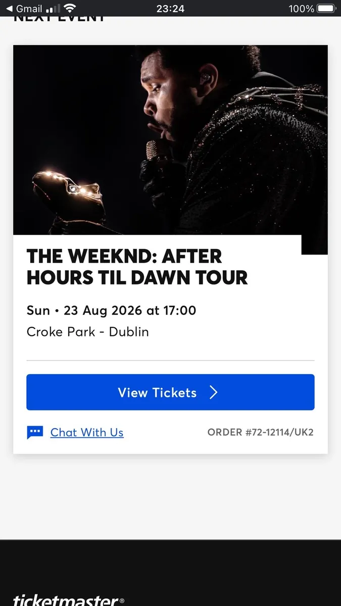 Concert tickets