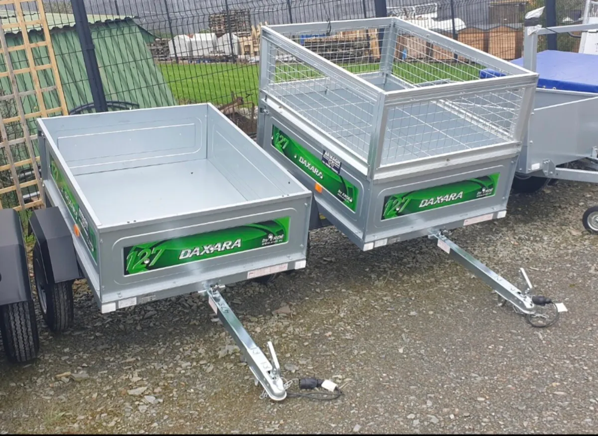Handy wee galvanised tipper body trailer - Image 1