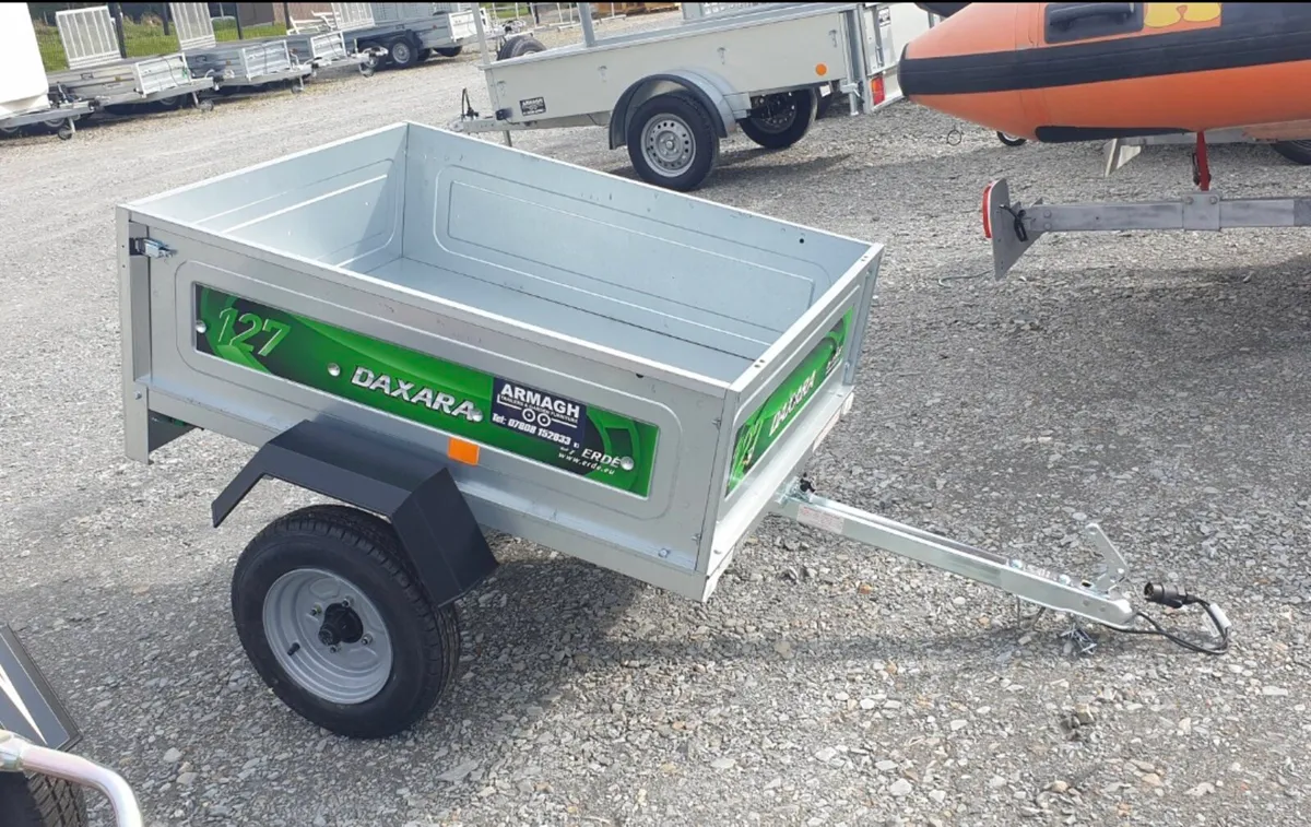 Handy wee galvanised tipper body trailer - Image 2