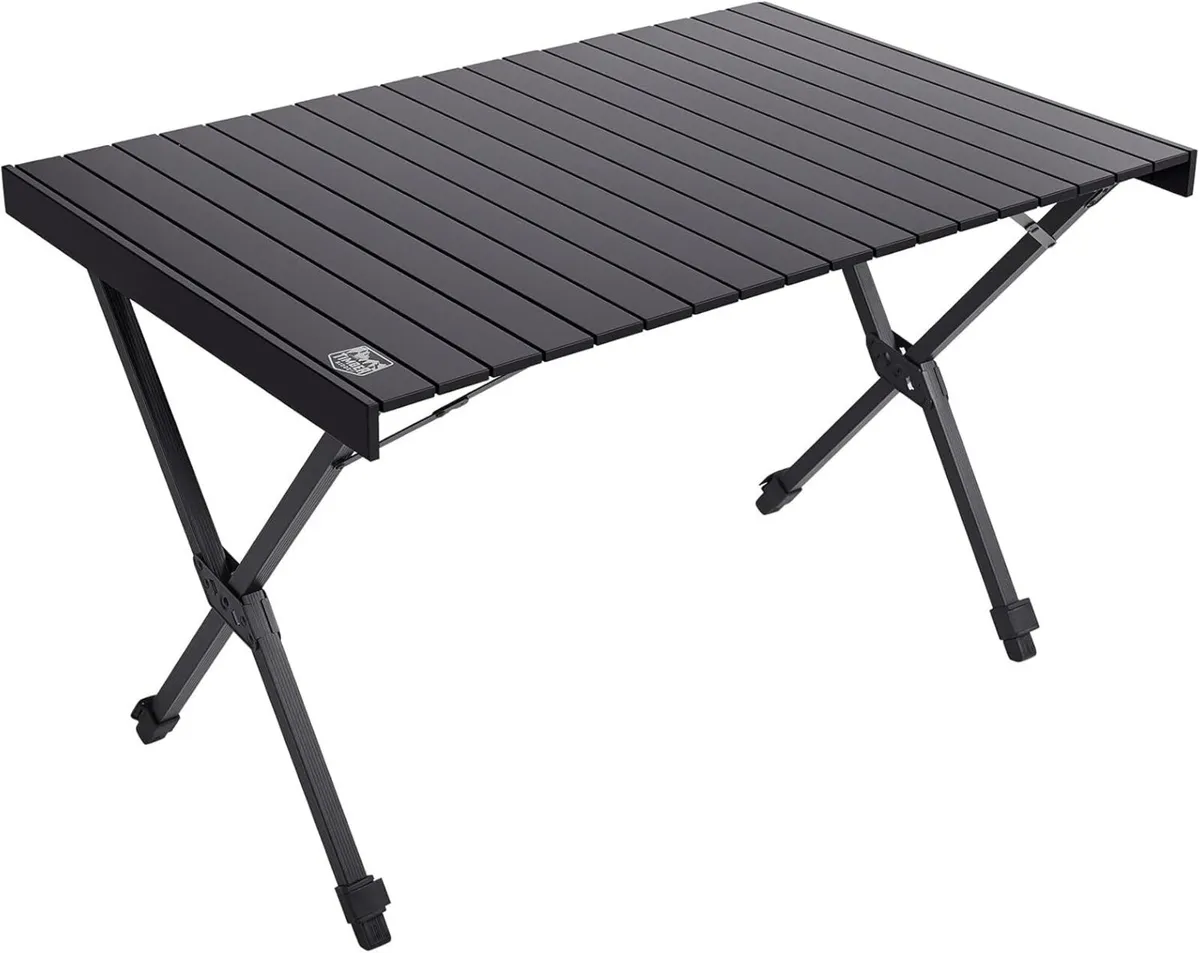 Folding Camping Table Fold up Height Adjustable - Image 1