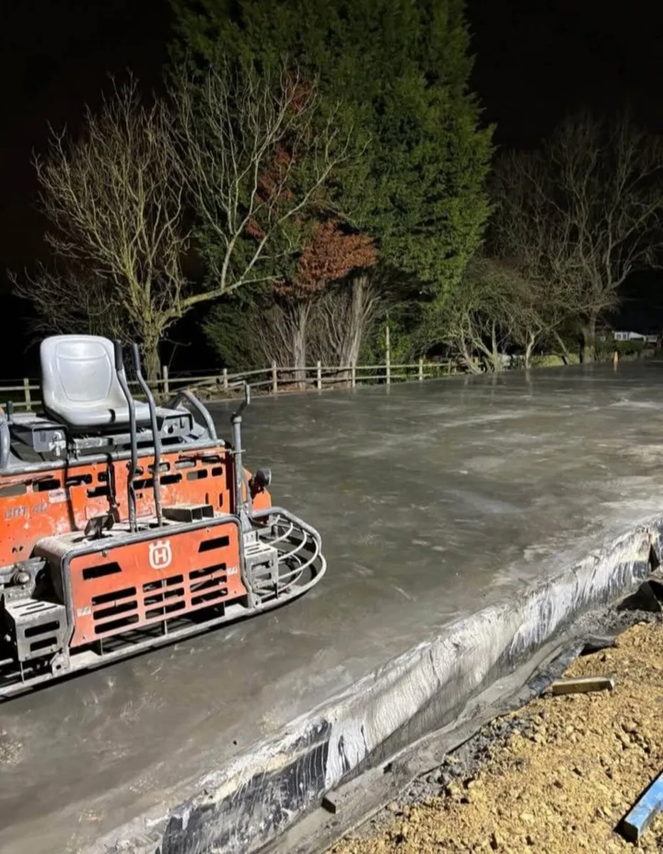 Concrete finishing