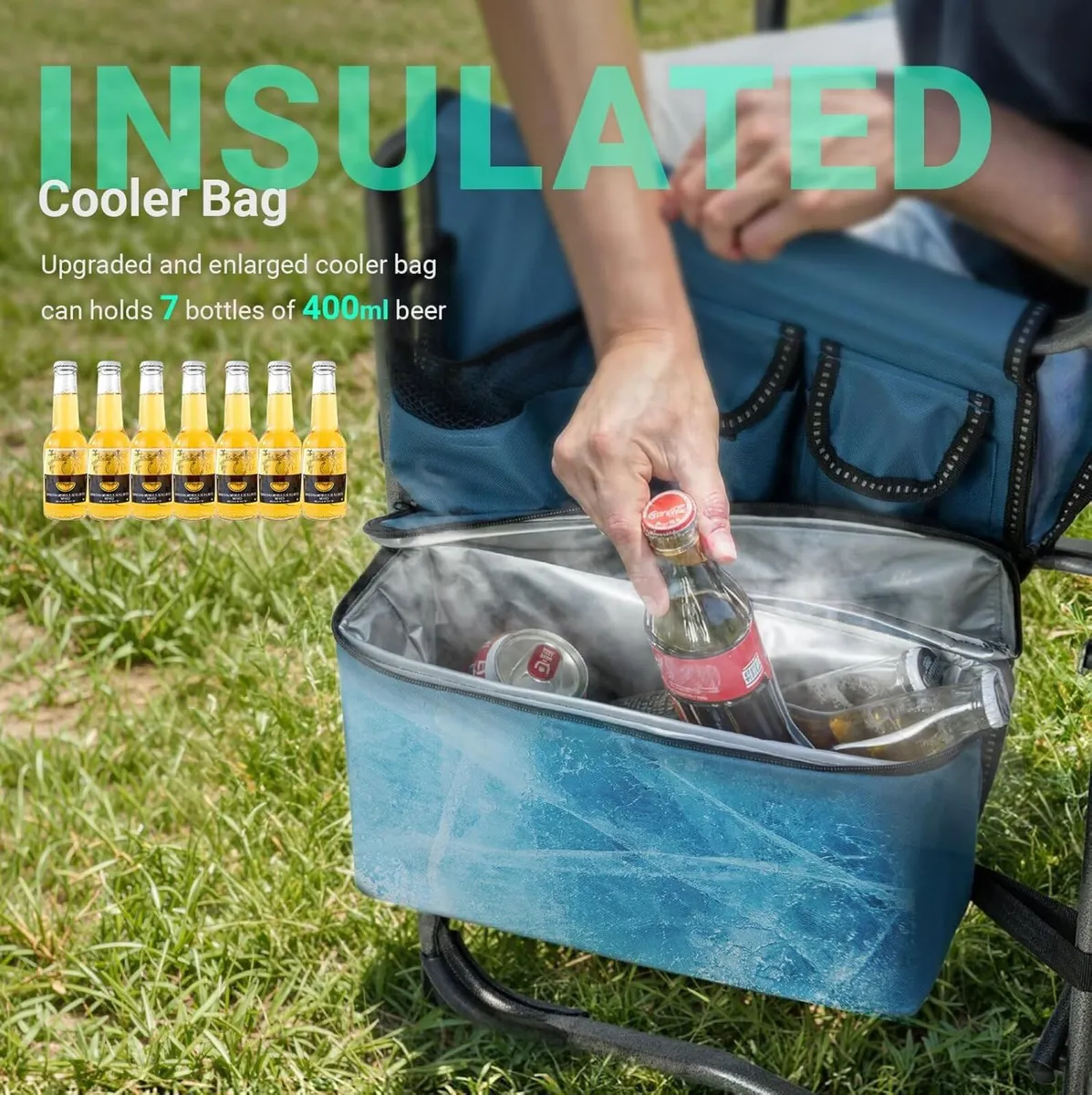 Oversize Camping Chairs for Adults - 180kg - Image 4