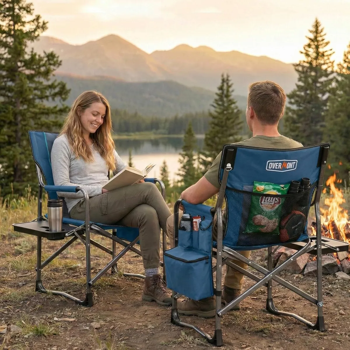 Oversize Camping Chairs for Adults - 180kg - Image 2